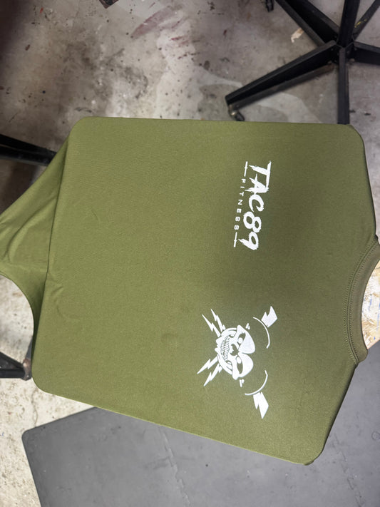 1 COLOR - FRONT & BACK PRINT - 100% POLYESTER- SHORT SLEEVE