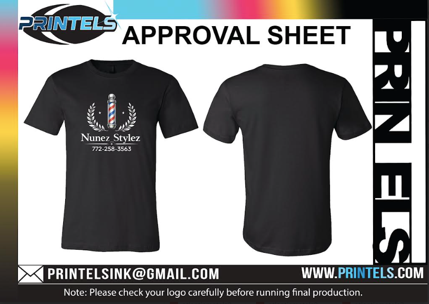 Nunez Stylez Custom T-shirts (QTY 2)