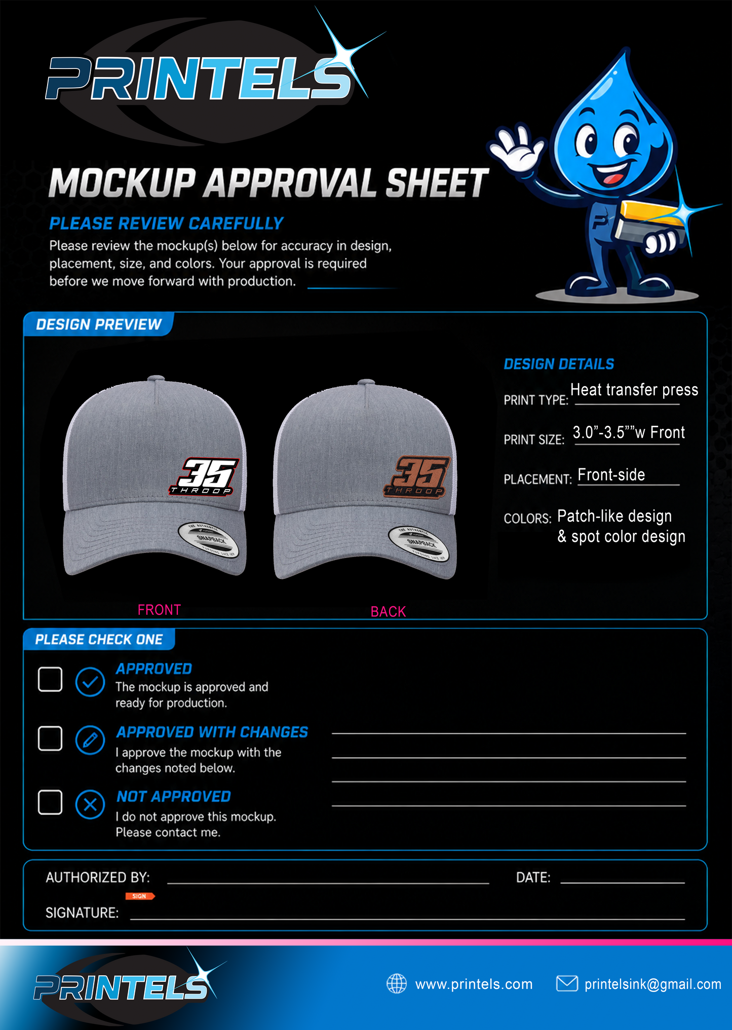 35 Throop Hats