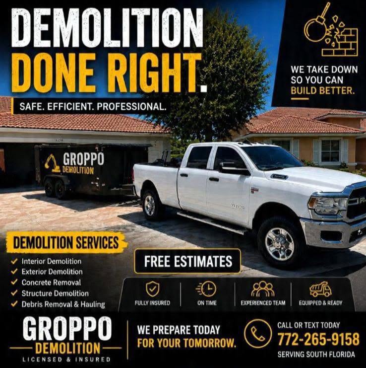 Groppo Demolition - 500 Business Cards
