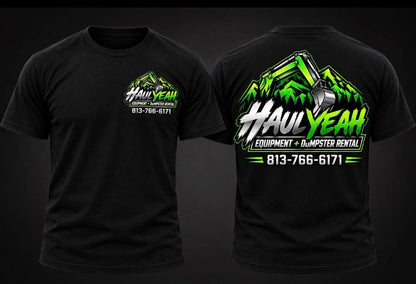Haul Yeah Equipment and Dumpster Rental - polyester long sleeve shirts, short sleeve cotton shirts, Nike polos, Ponchos, Windbreaker Jacket & Hats - 34  pcs