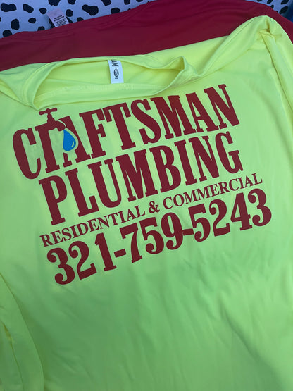 2 COLOR - FRONT & BACK PRINT - 100% POLYESTER- SHORT SLEEVE