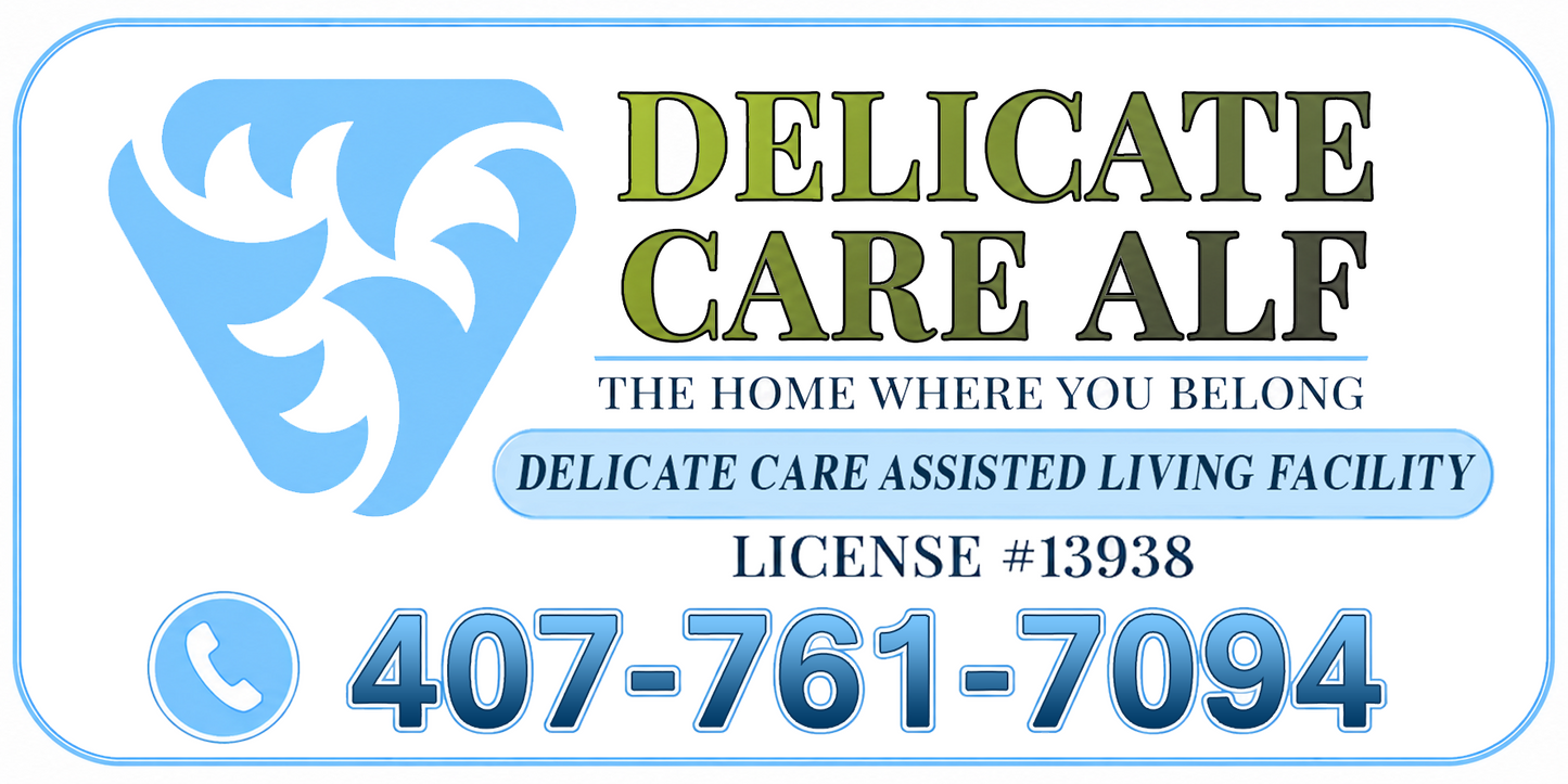 DC Delicate Care Assisted Living Facility - 1 Car Magnet