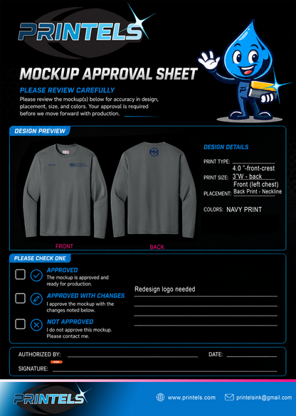 Double M Hauling LLC - A4 Long Sleeve and Short Sleeve Shirts - 8 pcs
