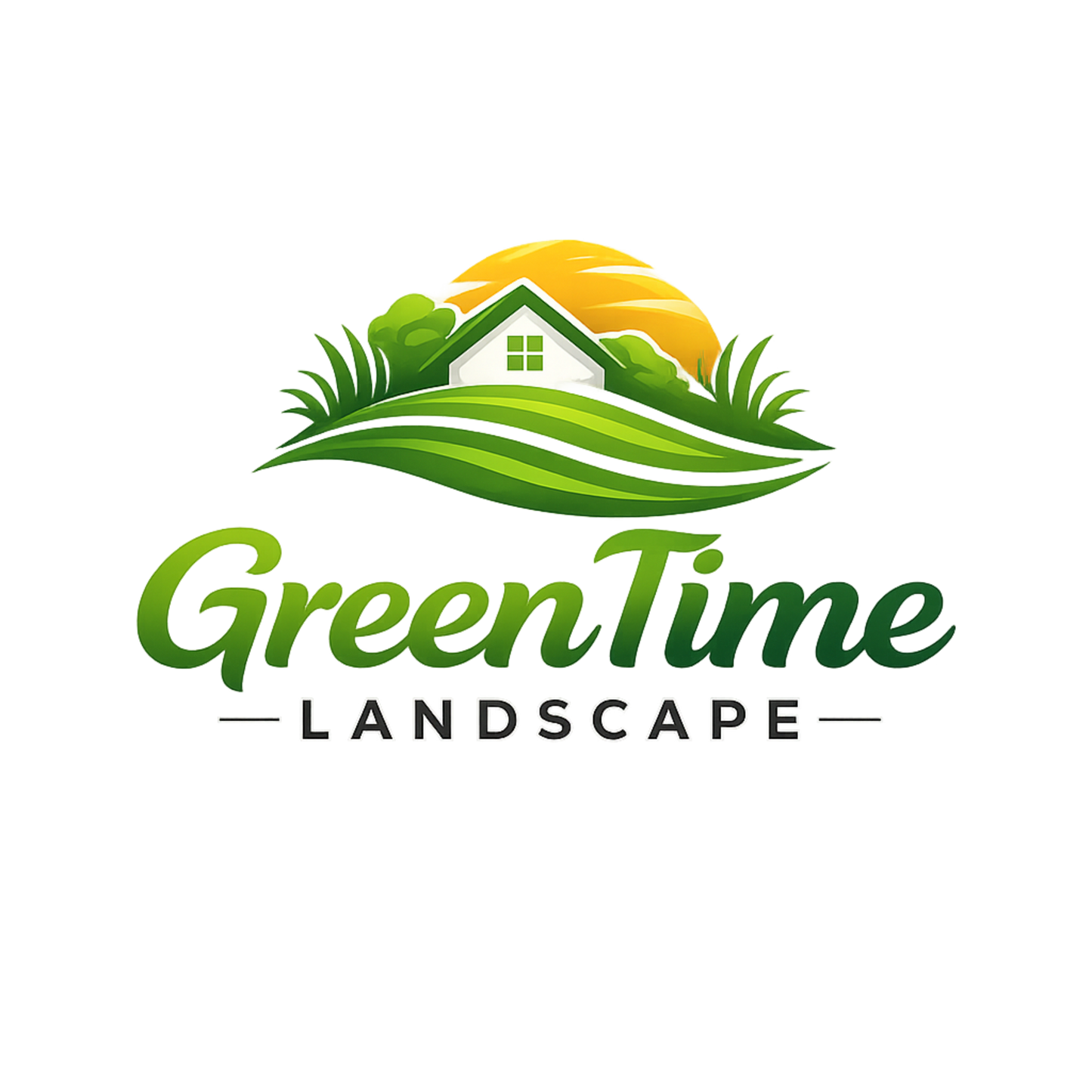 Greentime Landscape 100% Polyester T-shirts - 5 qty
