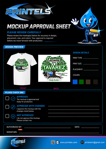 Tavarez Family Reunion Shirts - 31 PCS