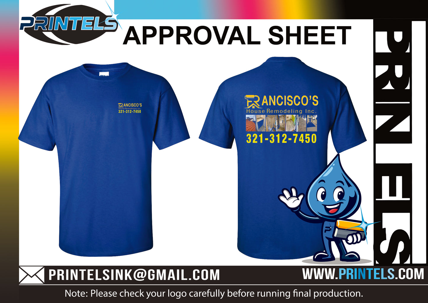 Francisco's House Remodeling Inc Camisetas Y Gorras