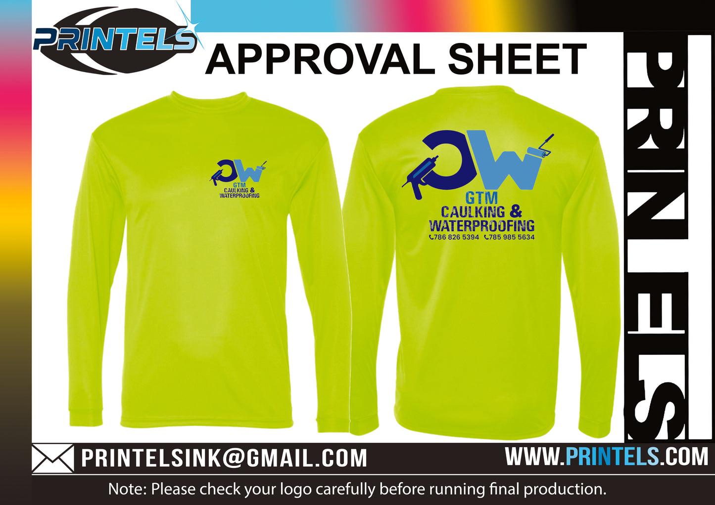 GTM Caulking & waterproofing LLC - 12 qty