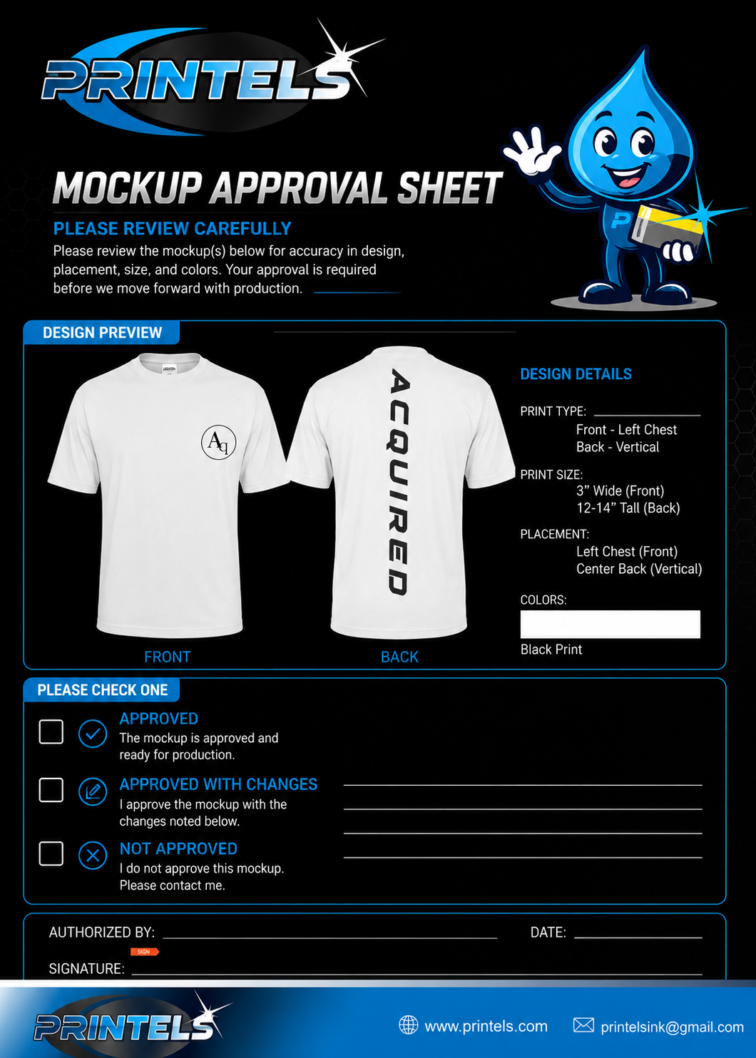 Acquired - 100% Polyester Short Sleeve Shirts - 10 pcs