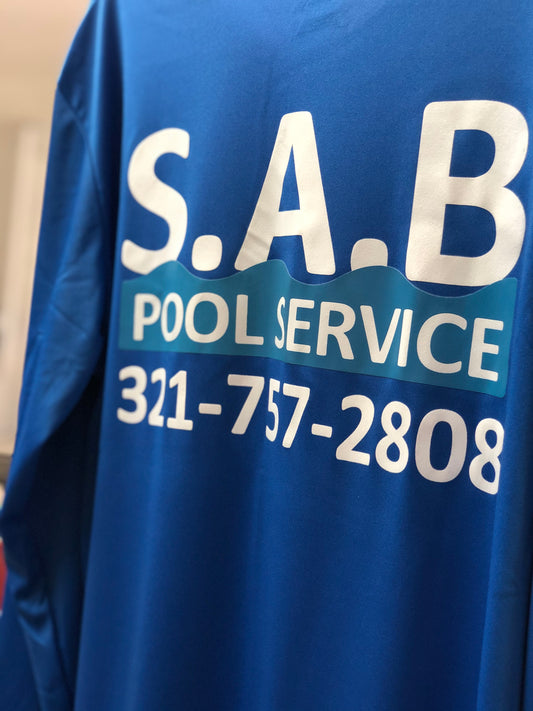 2 COLOR - FRONT & BACK PRINT - 100% POLYESTER- LONG SLEEVE