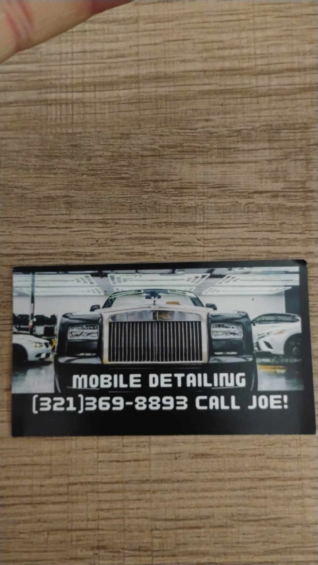 Joe's Mobile Detailing Car Magnets - 2 pcs