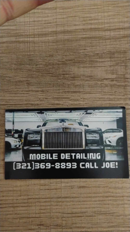 Joe's Mobile Detailing Car Magnets - 2 pcs