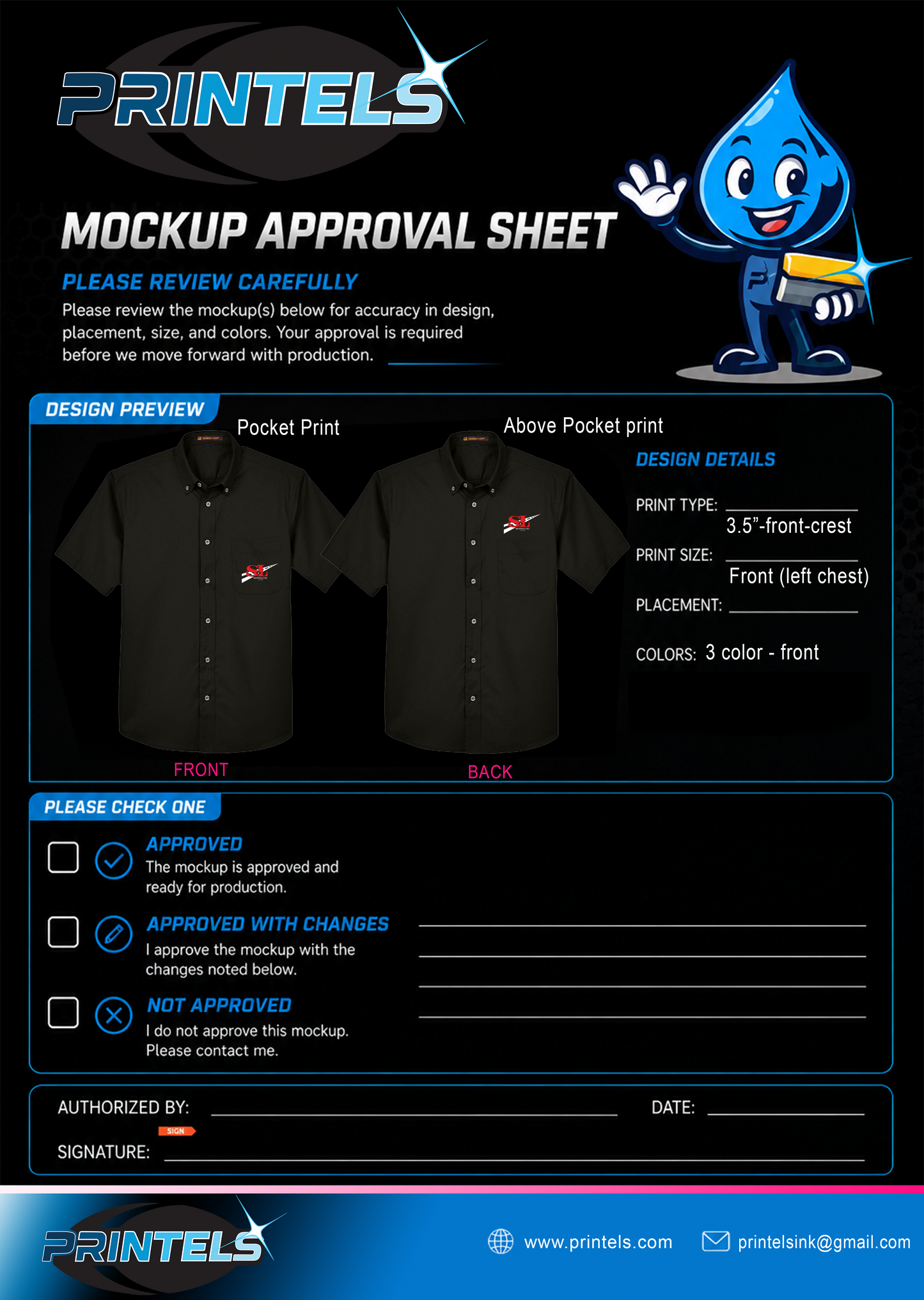 S&L Short Sleeve Cotton Shirts, Button Down Shirts, and Hats