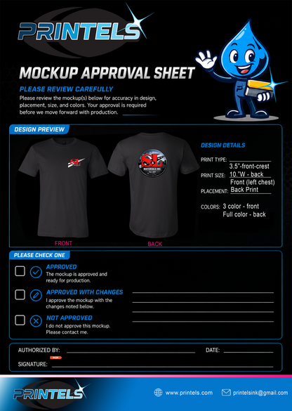 S&L Short Sleeve Cotton Shirts and Hats