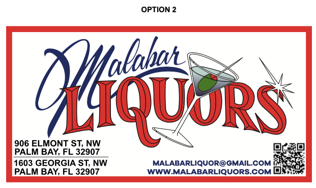 Malabar Liquors Business Cards