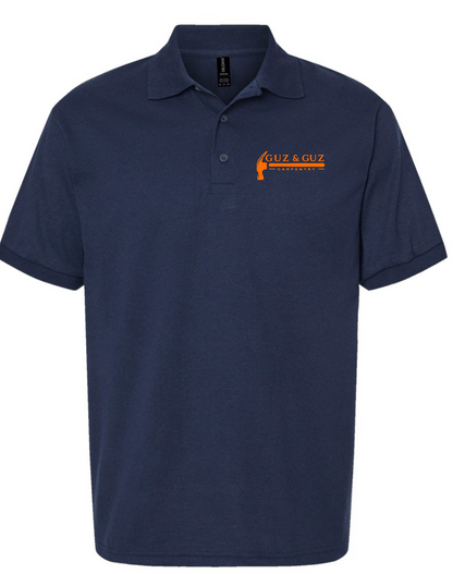 Guz & Guz Carpentry - 100% Cotton Short Sleeve Shirts, Long Sleeve Shirts, Polos - 15 pcs