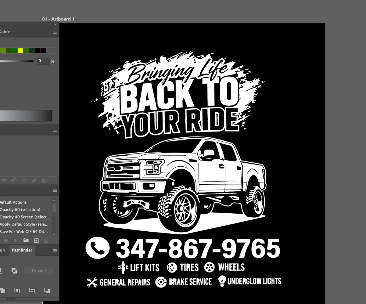 Raj Auto Works Custom T-shirts - 15pcs