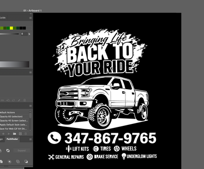 Raj Auto Works Custom T-shirts - 15pcs