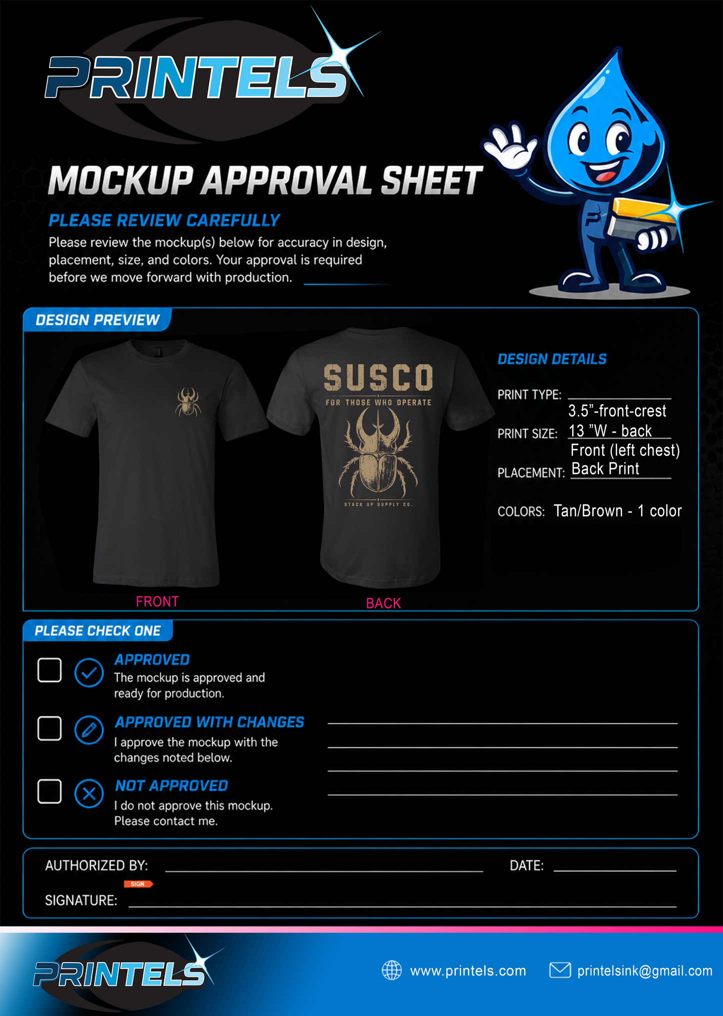 SUSCO Beetle Shirt