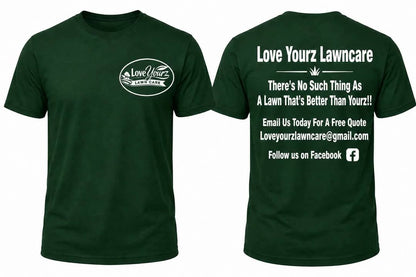 Love yourz Lawn Care Custom order- 7 shirts & 3 hats