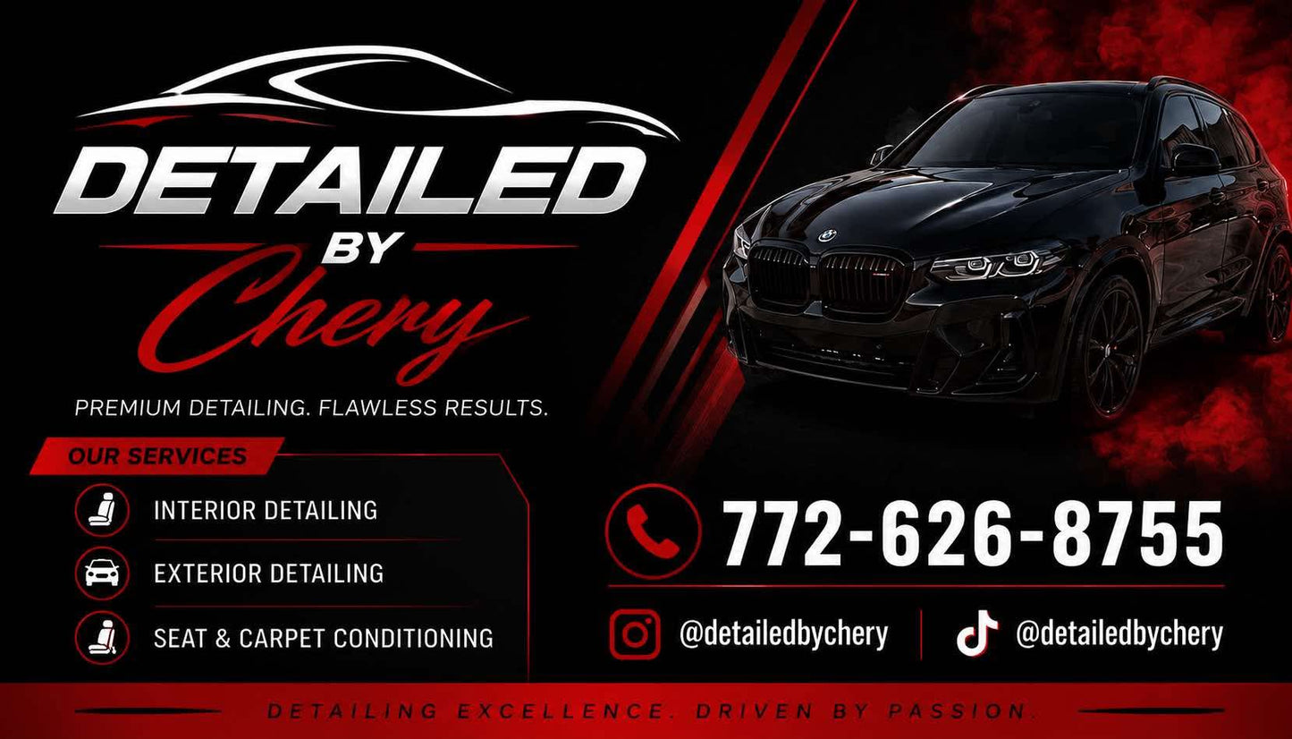 Detailed by Chery Business Cards - 50 pcs