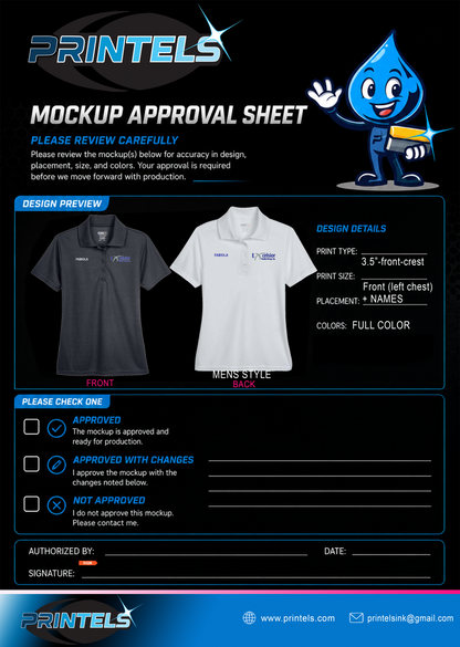 Excelsior and MHS Polos - 8 pcs