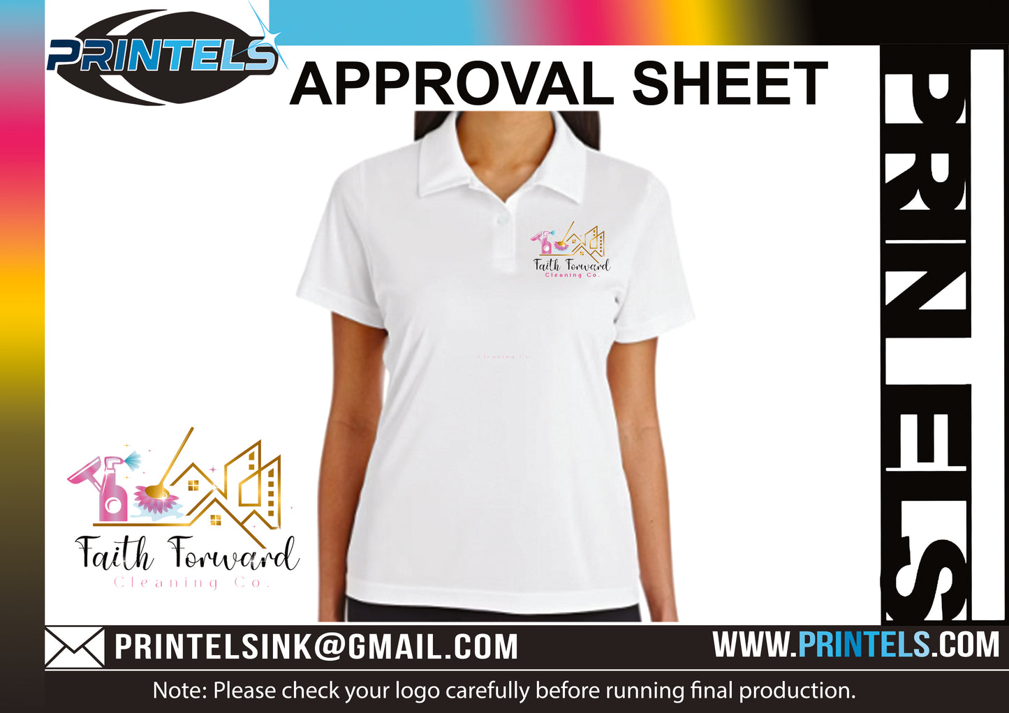 Faith Forward Cleaning Custom Polos - (2)