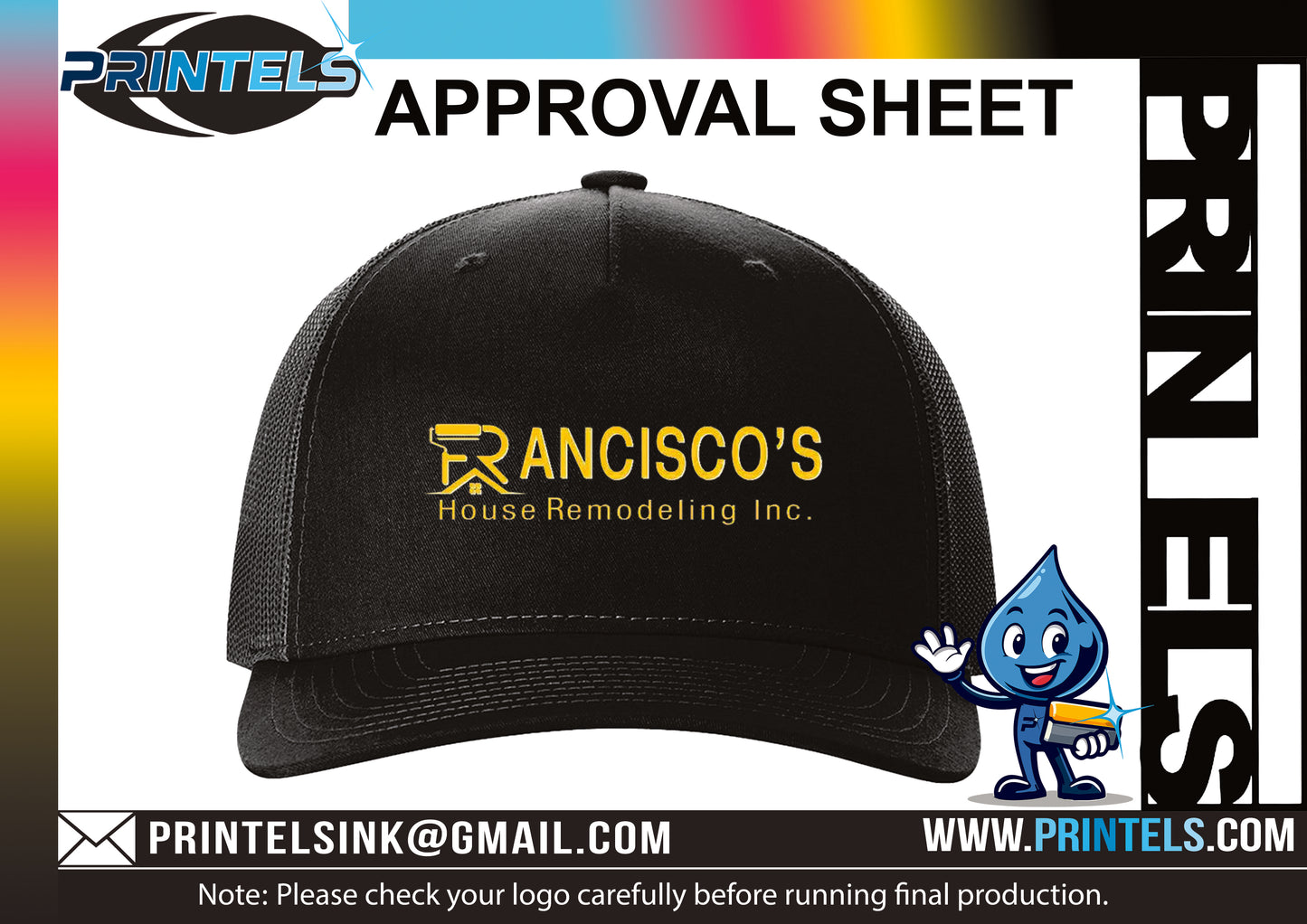 Francisco's House Remodeling Inc Camisetas Y Gorras