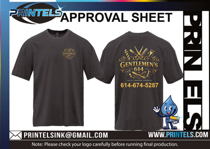 Gentlemen's 614 T-shirts - 4 qty