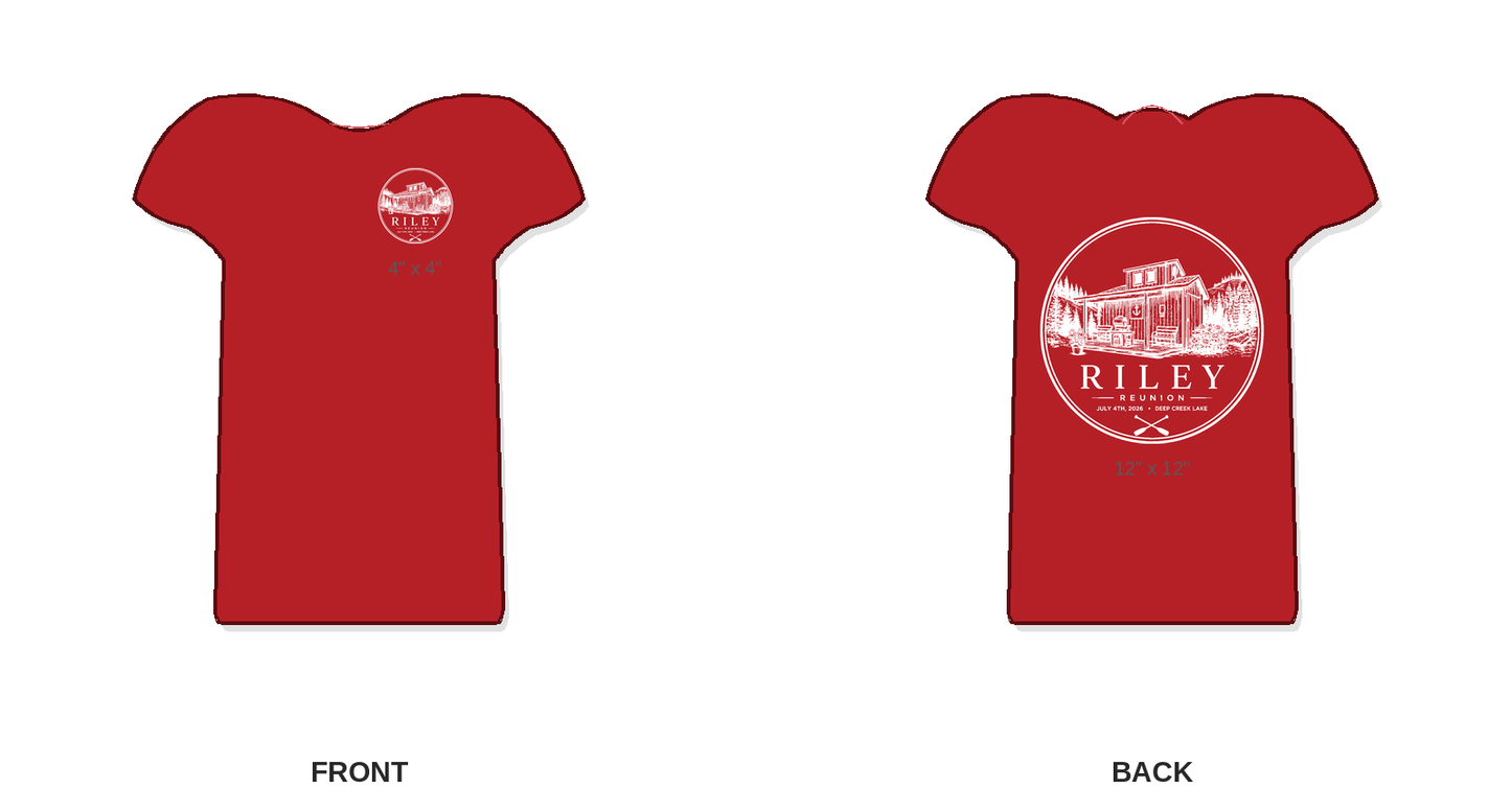 Riley Reunion Circle Tshirts & sweatshirts - 46 pieces