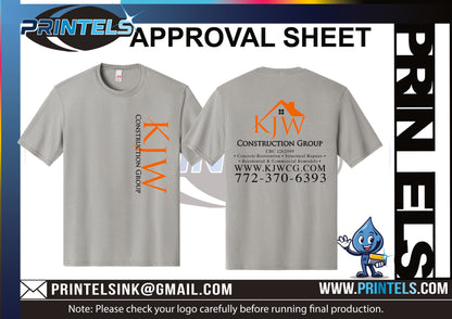 KJW Construction Group A4 Short Sleeve Polyester t-shirts (20)