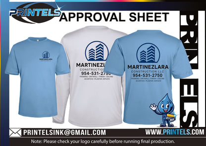 MartinezLara Camisetas Manga Largas  Y cortas 100% Poliester - 36 unidades