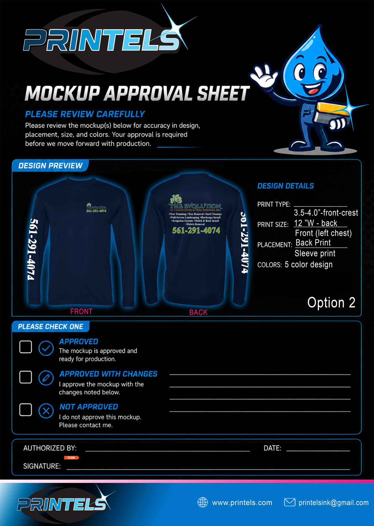 The Evolution of Landscaping and Tree Services Shirts - 20 pcs